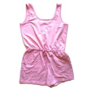 Pink Cotton Romper